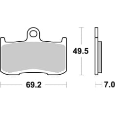 Sbs Evo Sinter Brake pads
