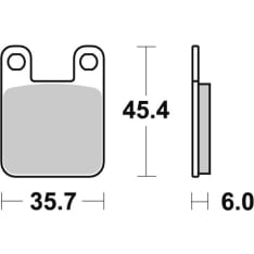 SBS 23-105HM HM Scooter Brake pads
