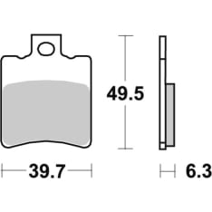 Sbs Brake Pads HM Scooter