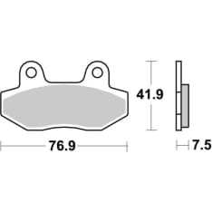 Sbs Brake Pads HM Scooter