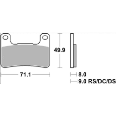 Sbs Dual Sinter 2 jarrupalat