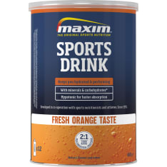 Maxim Sports Drink Fresh Orange 480 g urheilujuomajauhe