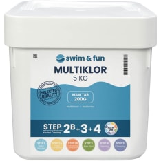 Swim&Fun Multiklor Maxi 5 kg pool tablet