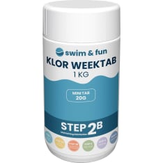 Swim & Fun 1kg hitaasti liukeneva klooritabletti