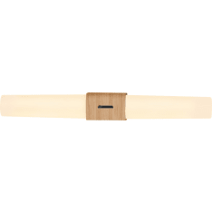Nordlux Helva Double Basic wood imitation wall lamp