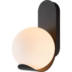 Nordlux Dalius wall lamp black/opal white