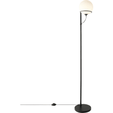 Nordlux Wilson floor lamp black/opal white