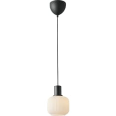 Nordlux Milford Mini pendant lamp black/opal white