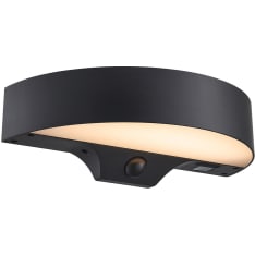 Nordlux Monay Round Solar black wall light