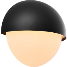 Nordlux Scorpius Round black wall light