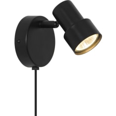 Nordlux Boston musta seinävalaisin