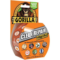 Gorilla Tape Clear Repair 8,2m x 48mm kirkas korjausteippi