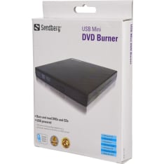 Sandberg USB Mini DVD Burner ulkoinen DVD-asema
