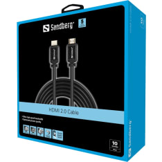 Sandberg 10m HDMI 2.0 kaapeli