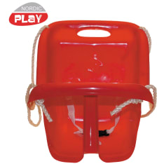 Nordic Play high backrest, red baby swing