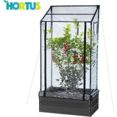 Hortus 87x47x110/130cm kasvihuone