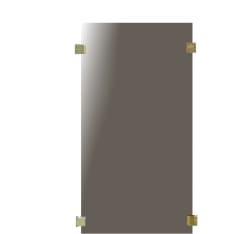 Hortus 500 x 1000 mm glass garden fence