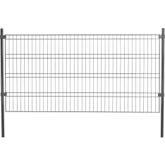 Hortus 100 cm lisämoduuli sis. tarvikkeet harmaa metallipaneeliaita-setti