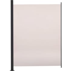 Hortus 80 x 100 cm (1 panel and 1 post) glass panel fence set