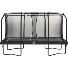 Salta Premium Black Edition 396x244 cm 84 jousta trampoliini turvaverkolla