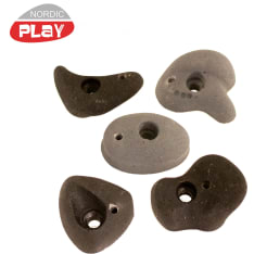 Nordic Play 5 kpl musta/harmaa kiipeilyotteet