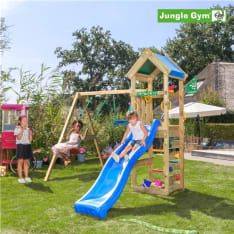Jungle Gym Patio, keinumoduli, 2 keinua ja liukumäki