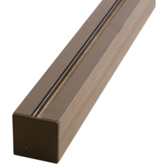 Hortus 50 x 50 x 2300 mm ilman asennuslevyä lasipaneelin Multi-alumiinitolppa