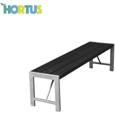 Hortus H-malli pohjamaalattu penkki