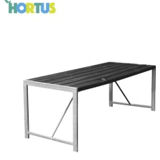 Hortus H-malli musta pöytä