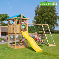 Jungle Gym Hut leikkitorni ja Climb Module Xtra