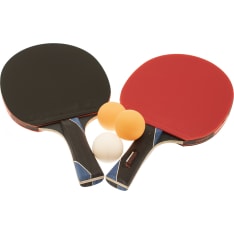 Nordic Games 2 mailaa ja 3 palloa Pro pöytätennismailasetti