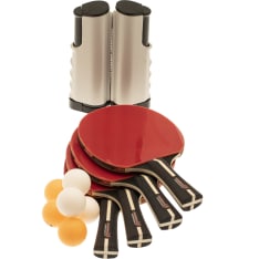 Nordic Games säädettävä verkko, 4 mailaa ja 6 palloa pöytätennissetti