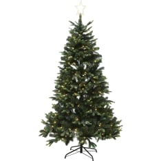 Nordic Winter Lifa 210x142cm Christmas tree with lights and top star
