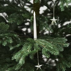 Nordic Winter remote adjustable silver 20 pcs Christmas tree candles