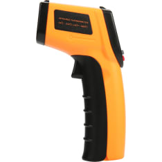 Naples orange/black infrared thermometer
