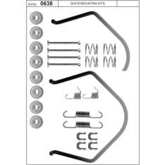 OJD Quick Brake OJD-105-0638 Jarrukenkien asennussarja