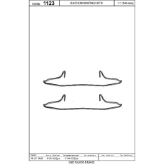 OJD Quick Brake OJD-109-1123 Jarrupalojen asennussarja