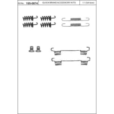 OJD Quick Brake OJD-105-0874 Jarrukenkien asennussarja
