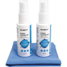 Qnect Cleaning 2x30 ml näytönpuhdistussarja