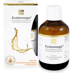 Ecolomega Sitruuna 200 ml kalaöljy