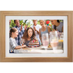 Denver Frameo 10.1" Wifi valokuvakehys vaalea puu