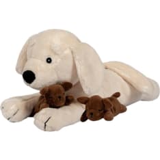 Astrup plush dog and two puppies