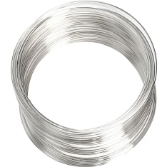 Creativ Company hopeanvärinen kieppivaijeri