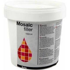 Creativ Company 1000ml valkoinen mosaiikkilaasti