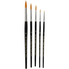 Creativ Company gold line pyöreät siveltimet 5kpl/pkt