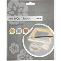 Imitation Metal Leaf, silver, 16x16 cm, 25 sheet/ 1 pack, 0,625 m2