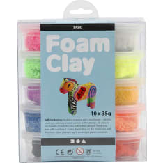 Creativ Company Foam Clay® 10x35 g helmimassa