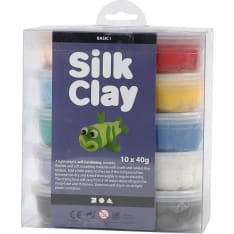 Creativ Company Silk Clay® 10x40 g muovailumassa