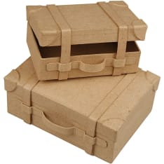 Creativ Company 2 pieces suitcase boxes