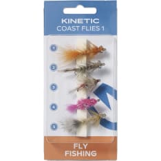 Kinetic Coast 1 5pc fly assortment